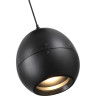 Светильник подвесной NOVOTECH SFERO 359342 OVER NT24 IP20 LED 7W 3000K 760Лм 170-265V с механизмом регулировки высоты, провод 2м черный NV-359342